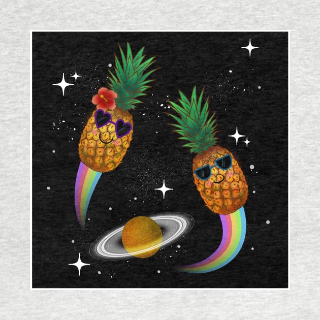 Space Pineapples by Fizzy Vee